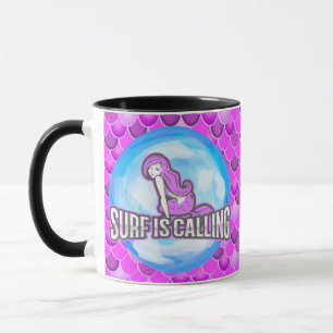 Mermaid Mignonne Mug pourpre