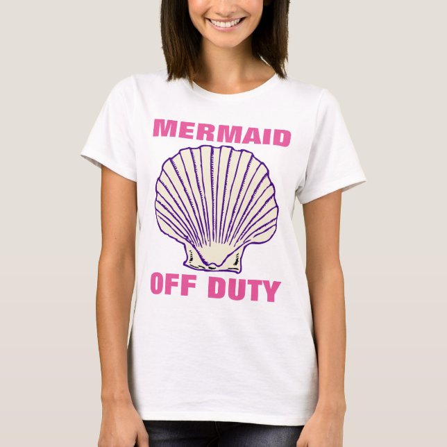 MERMAID OFF DUTY Mesdames T-shirts (Devant)