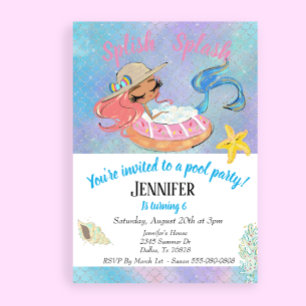 Mermaid Pool Anniversaire du budget de la fête Arc