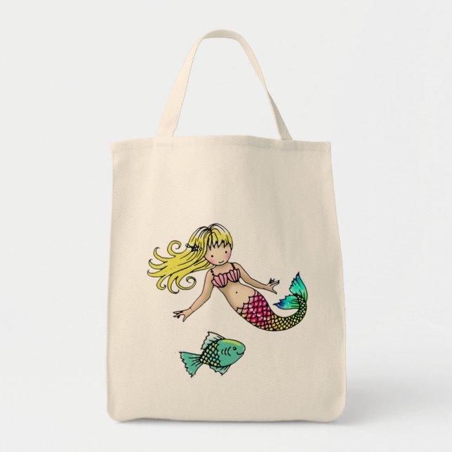 Mermaid Sac fourre-tout par Molly Harrison (Devant)