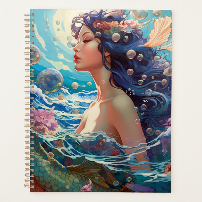 Mermaid Sea Goddess Imaginaire Art (Devant)