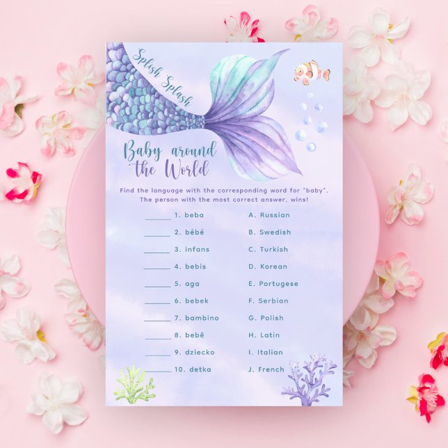 Mermaid tail Baby autour du monde jeu (Créateur téléchargé)