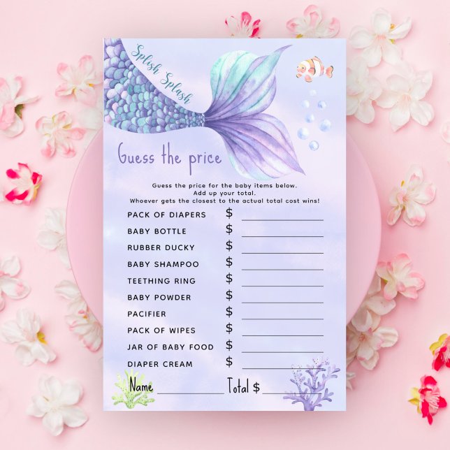 Mermaid Under the Sea Devine le jeu des prix (Créateur téléchargé)