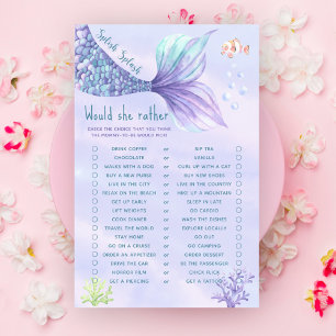 Mermaid Under the Sea Voudrait-elle plutôt jouer