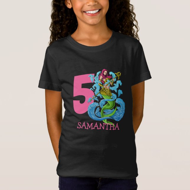 Mermaid Warrior 5e anniversaire T-shirt (Devant)