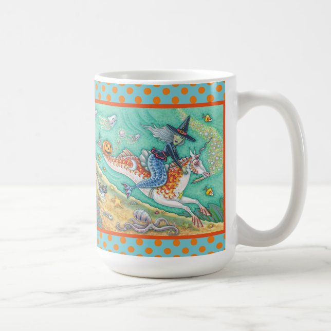 MERMAID WITCH, HALLOWEEN MERHORSE PONY CLASSIC MUG (Droite)