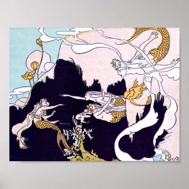 Mermaides Art Déco (Devant)