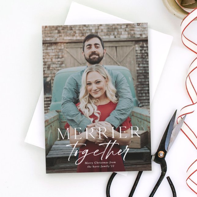 Merrier ensemble saignée pleine photo Joyeux Noël (Créateur téléchargé)