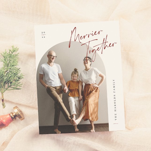 Merrier Together Arch Photo Budget Noël (Créateur téléchargé)