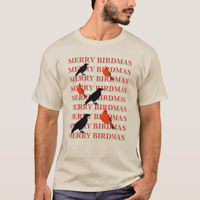 Merry BIRDMAS T-Shirt (Devant)