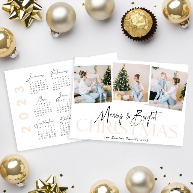 Merry&Bright Modern calligraphy 2023 Calendar (Créateur téléchargé)