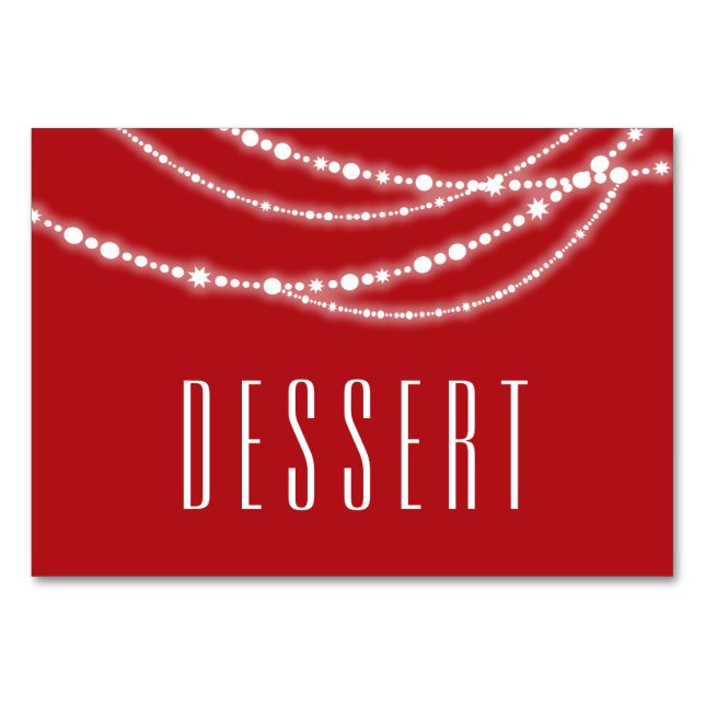 Merry & Bright Sparkings Table de Vacances Carte a (Devant)