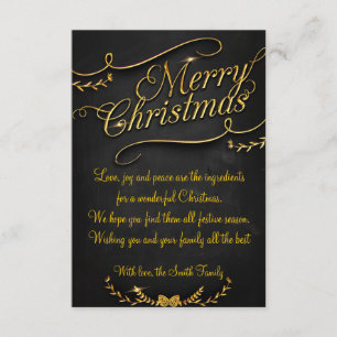 Merry Carte de voeux and Happy New Year