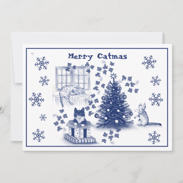 Merry Catmus - Carte de Noël (Devant)