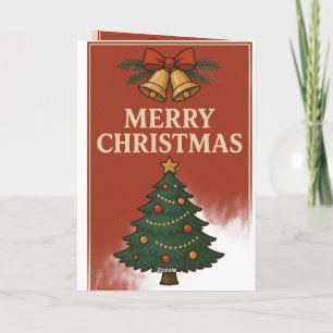 MERRY CHRISMAS CARTE D'INVITATION