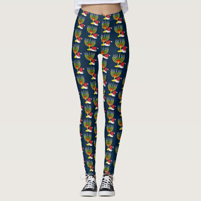 Merry Chrismukkah Leggings (Devant)