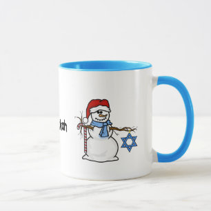 Merry Chrismukkah Snowman Mug