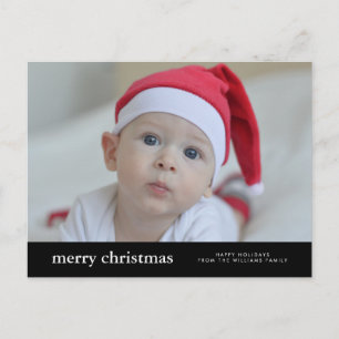 MERRY CHRISTMAS Ajouter Votre Carte Postale Photo 