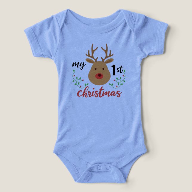 Merry Christmas Baby 1st” T-Shirt. (Design Recto)