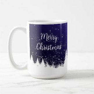  Merry Christmas Blue Mug