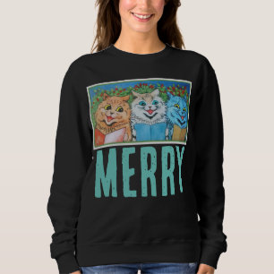 MERRY CHRISTMAS CATS LOUIS WAIN T-SHIRTS
