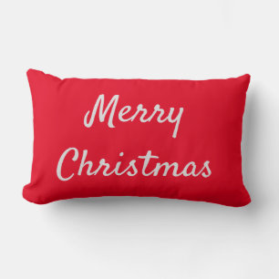 MERRY CHRISTMAS lumbar coussin
