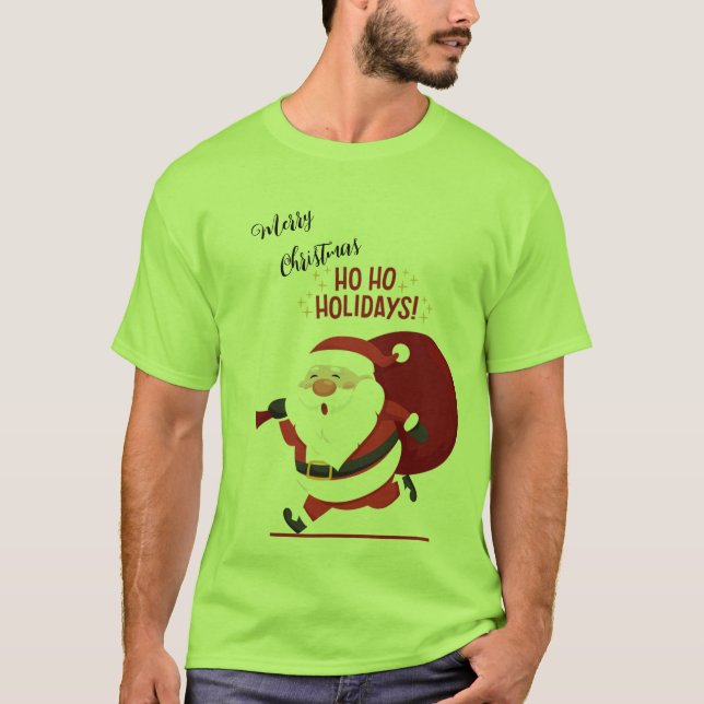 Merry Christmas Men's Basic T-Shirt (Devant)