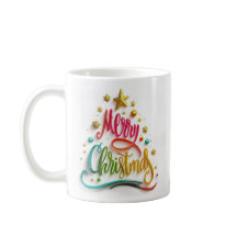 Merry Christmas Multi Coloured  Mug