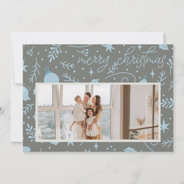 MERRY CHRISTMAS ORNAMENT CARTE DE VACANCES PERSONN (Devant)