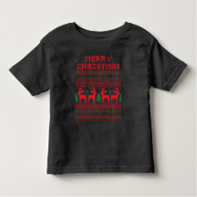 MERRY CHRISTMAS PIXEL ART STYLE T-shirt