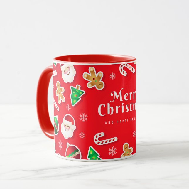 Merry Christmas Santa Christmas  Mug (Devant gauche)