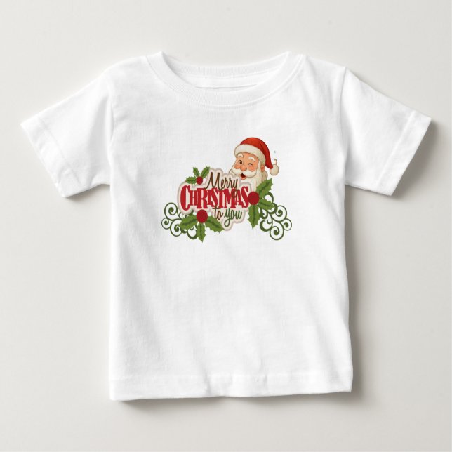 Merry Christmas Santa T-shirt (Devant)