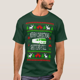 Merry Christmas Shitters Full Ugly Christmas Sweat