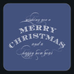 MERRY CHRISTMAS STICKER BLEU<br><div class="desc">JOYEZ L'ÉTIQUETTE DE NOËL EN COULEURS BLEUES ET BLANCHES. UTILISEZ CET ÉLÉGANT STICKER POUR TOUS VOS ÉTIQUETTES DE CADEAUX DE NOËL ET COMME VÊTEMENTS DE CARTE DE NOËL ENVELOPE. VOUS SOUHAITEZ UNE JOLIE NOËL ET UNE JOLIE NOUVELLE ANNÉE.</div>