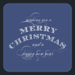 MERRY CHRISTMAS STICKER BLEU<br><div class="desc">JOYEZ L'ÉTIQUETTE DE NOËL EN COULEURS BLEUES ET BLANCHES. UTILISEZ CET ÉLÉGANT STICKER POUR TOUS VOS ÉTIQUETTES DE CADEAUX DE NOËL ET COMME VÊTEMENTS DE CARTE DE NOËL ENVELOPE. VOUS SOUHAITEZ UNE JOLIE NOËL ET UNE JOLIE NOUVELLE ANNÉE.</div>