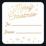MERRY CHRISTMAS / Stickers Noël<br><div class="desc">Une étiquette-cadeau personnalisée Sticker de Noël que vous pouvez customiser faite juste à temps pour la saison des Fêtes! Inspiré par les chansons de Noël du passé, les paroles "We Wish You a Joyeux Noël" est une excellente façon d'exprimer Holiday Cheer à un proche ou un ami spécial. Vous pouvez...</div>