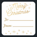 MERRY CHRISTMAS / Stickers Noël<br><div class="desc">Une étiquette-cadeau personnalisée Sticker de Noël que vous pouvez customiser faite juste à temps pour la saison des Fêtes! Inspiré par les chansons de Noël du passé, les paroles "We Wish You a Joyeux Noël" est une excellente façon d'exprimer Holiday Cheer à un proche ou un ami spécial. Vous pouvez...</div>