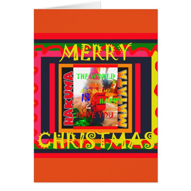 Merry Christmas The world around me is happy to ha (Devant)