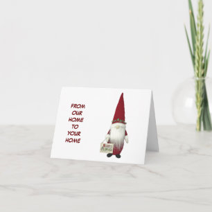 **MERRY CHRISTMAS VOISIN** CARTE D'HUMOUR GNOME