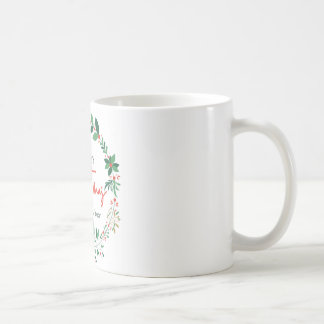 Merry Christmas Wreath Mug – Holiday & Mug, 11 oz