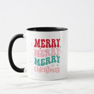 MERRY COLORÉ CHRISTMAS MUG