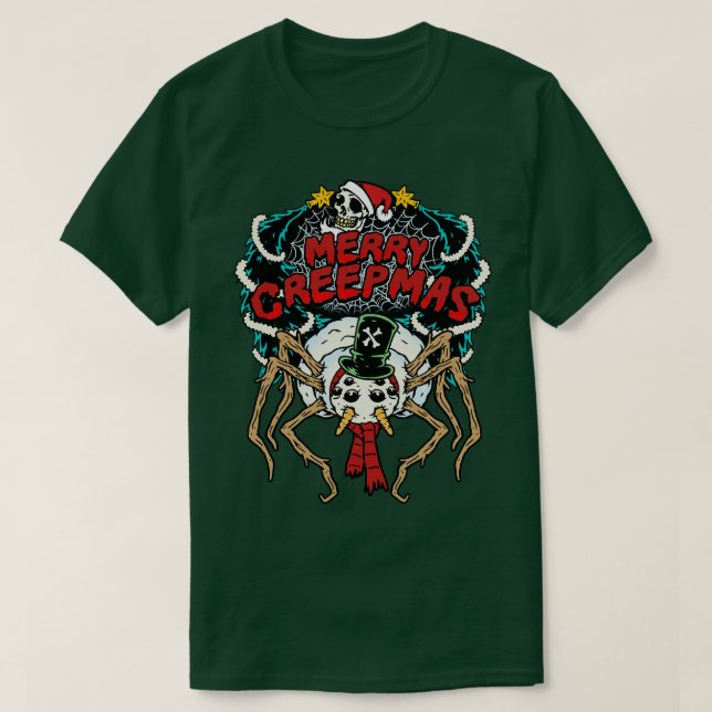 Merry Creepmas Horror TShirt (Design devant)