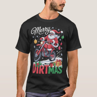 Merry Dirtmas – Motocross Weihnachts T-Shirt