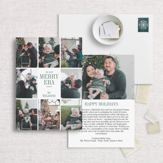 Merry Era Multi-Photo Gallery Carte photo de vacan (Créateur téléchargé)
