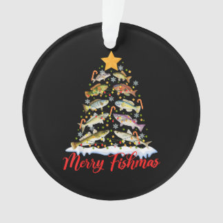 Merry Fishmas Funky Christmas Tree Lights Fish Fis
