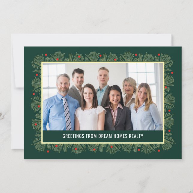 Merry Frame Business Holiday Carte photo (Devant)