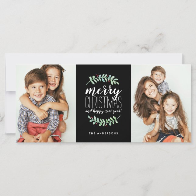 Merry Garland Fête Noël 2 Photo (Devant)