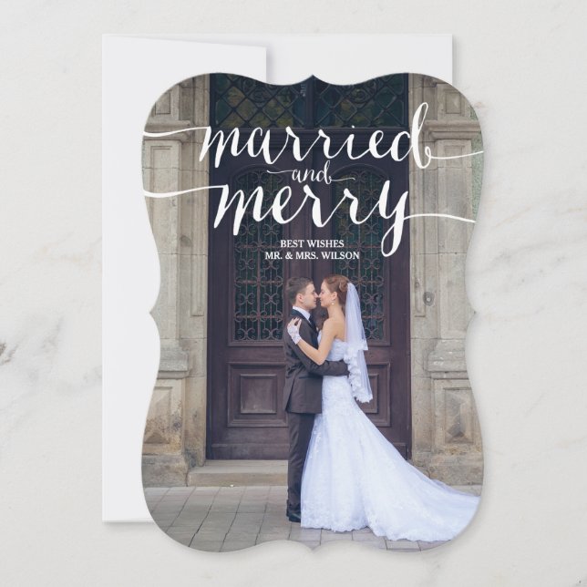 MERRY & MARIÉ | CARTE PHOTO VACANCES (Devant)