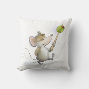 Merry Mouse Moe avec Coussin Olive