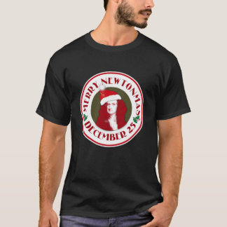 MERRY NEWTONMAS avec Sir Isaac Newton T-Shirt